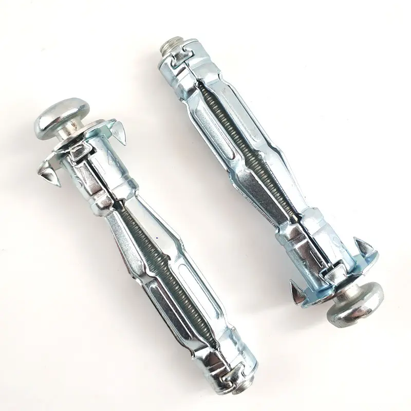 Carbon steel zinc white plated Plasterboard Screw Plug Anchor hollow wall anchor